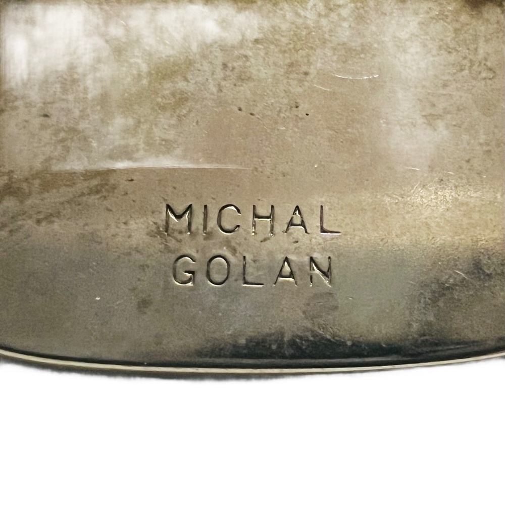 Michal Golan Rectangular Garnet Brooch/Pendant - Picture 3 of 4